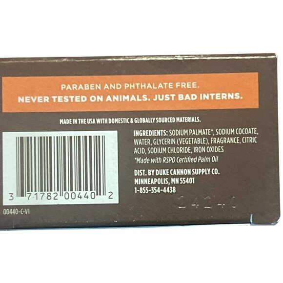 Duke Cannon "Oh Fudge!" Big A$$ Brick Of Soap 10 Oz 3 pack - Picture 4 of 6